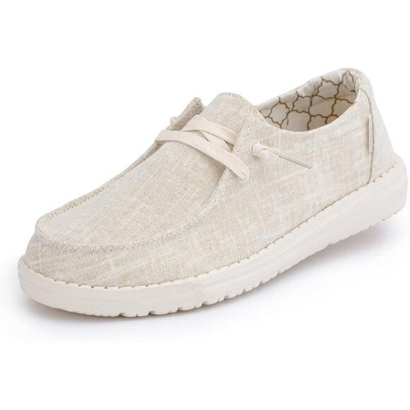 Hey Dude Wendy Sparkling Gold Glitter Slip On Low Top Comfort Shoe NIB size 7 - Picture 3 of 5